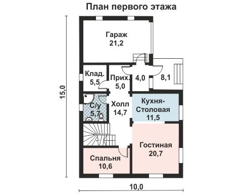1 этаж - 122